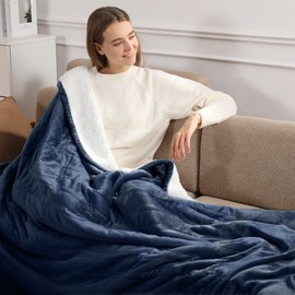 Heated Blanket Throw Small Electric Blanket 62X84in - Fleece Heated Blankets Washable with 5 Heating Level & 10 Hour Auto Off Heated Lap Blanket for Office, Chair Blanket for Winter, Great Gift Ideas