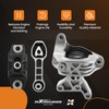 maXpeedingrods 3PCS Engine Motor & Trans Mount Set for Fiat