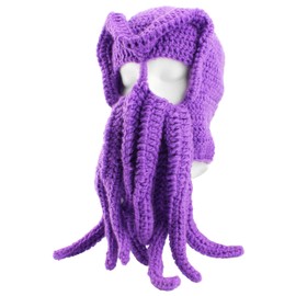 Toy Vault Cthulhu Monster Ski Mask (Purple), HP Lovecraft Costume Prop