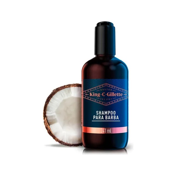 Shampoo para Barba King C. Gillette 241ml