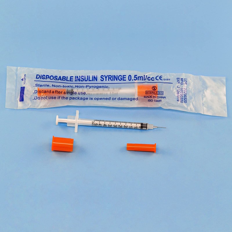 ZVF 100 Pack 0.5cc with 29Ga 1/2-Inch(13mm),Lab Dispensing Tools Plastic