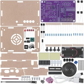 DONGKER FM Radio Kits, Soldering Projects DIY Electronic Kits Digital Radio Soldering Exercise Kit Wireless Receiver for Learning and Teaching (with 3.5 mm Headphone Jack Radio)