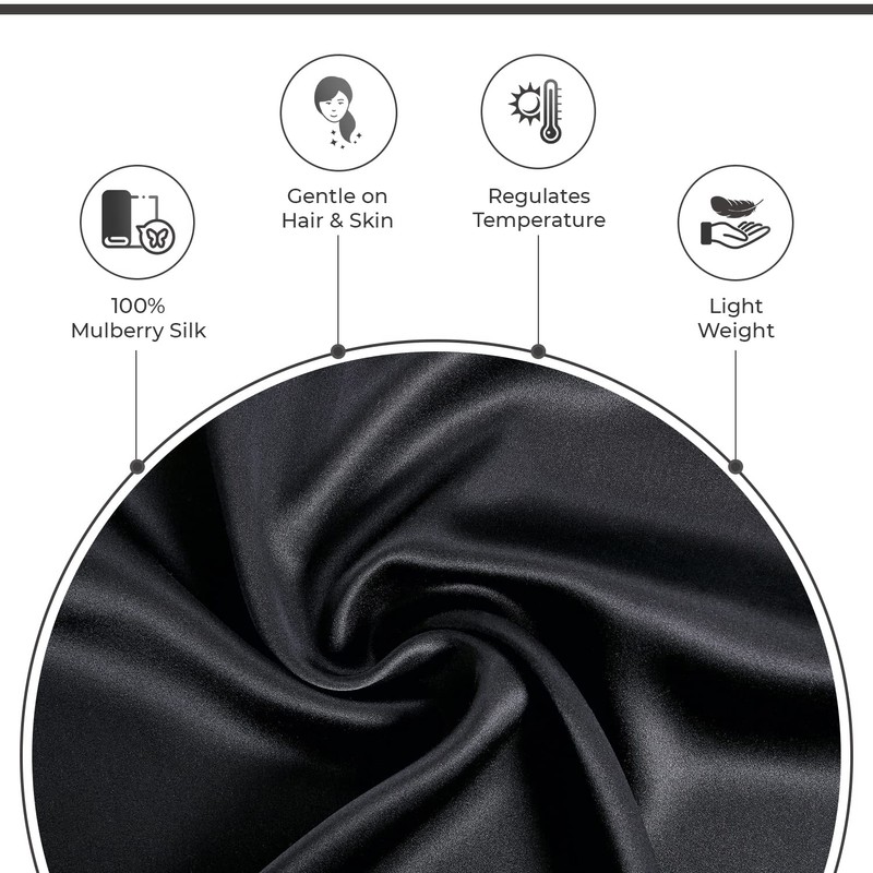Gioia Casa Luxury Pillowcase - 100% Pure Mulberry Silk on