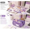 Large Capacity Pencil Case for Students – Multi-Compartment Stationery Organizer