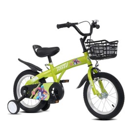 Unbranded 18 in Sporty Kids Bike w/training Wheels & Stand Adjustable Saddle,fit Aged 5-10