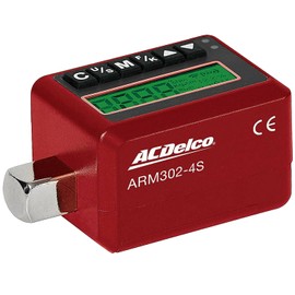ACDelco Tools ARM302-4S 1/2 Inch Digital Torque Wrench with Buzzer and LED Flash Notification - ISO 6789 Standards with Certificate of Calibration