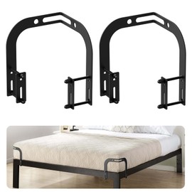 Mattress Slide Stopper, YUOROS Corner Mattress Retainer Bar Keep Mattress from Sliding Stopper to Prevent Sliding Holder in Place Gripper for Metal Bed Frame (2 Mattress Holders)
