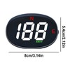 GPS Speed Gauge, Head Up Display Vehicle Speed Compass, GPS