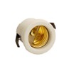 Leviton 8880 Medium Base, One-Piece, Keyless, Incandescent, Unglazed Porcelain Lampholder,