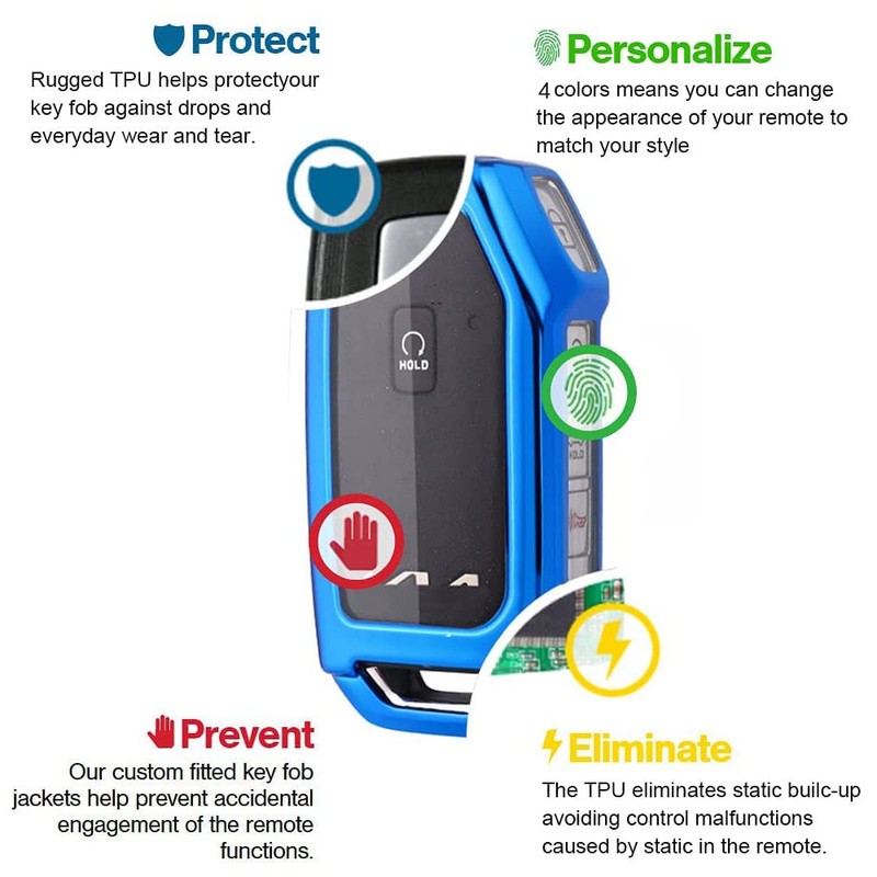 YaSeim - Funda protectora de TPU para llave de coche