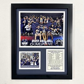 UConn Men's Basketball | 2022-2023 National Champions | Framed Photo Collage | 2 Sizes (Podium, 12"x15")