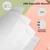 JOHSBYD AKA Sorority Spiral Notebook 2 Pack A5, 1908 Pink