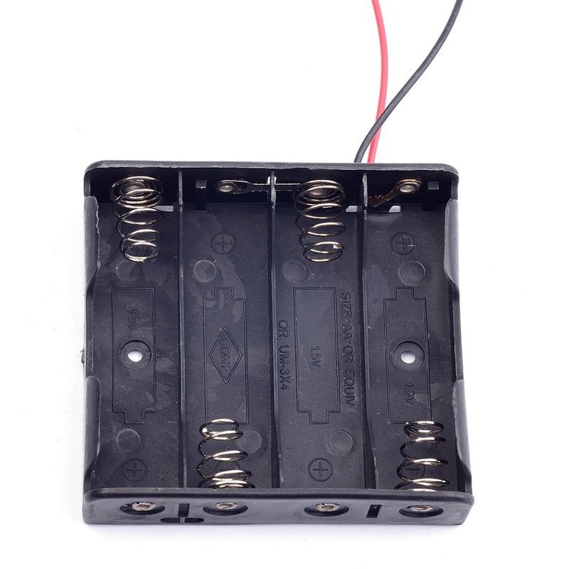 Cylewet Plastic Battery Storage Holder Case Holder Box for 4