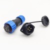 Elecbee Connector Aviation Plug SP21 IP68 4-Pin Female Plug and