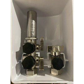 Sioux Chief - 696-G3011XR OXBOX LAV/DW 1/2" Dual 3/8" F1807 w/MINI-Rester