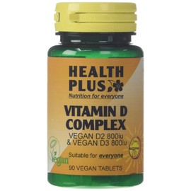 Health Plus Vitamin D Complex 1600iu (40µg) : Vitamin D Supplement : 90 Tablets