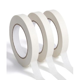 Mr. Pen- Masking Tape, 0.6 inch, 3 Pack, Beige, Painter's Tape