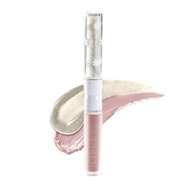 aopoka 双頭リキッドアイシャドウ グリッターシャドウ ナチュラル ハイライター 美発色 立体感 透けツヤ アイメイク 塗って速く乾く 落ちにくい 長持ち キラキラ 涙袋メイク 5色 ウォータープルーフ #1シルバー