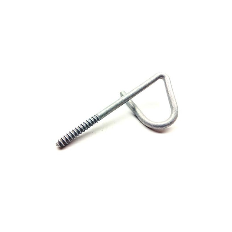 P House Hook 3-3/4" Overall Length, Galvanized Steel Construction, Outdoor