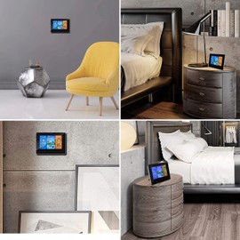 Retoo Wireless Weather Station with Outdoor Sensor and Digital Colour Display, Multifunctional Wireless Weather Station with Weather Forecast, Thermometer, Hygrometer, Barometer, Moon Phase, 60 m