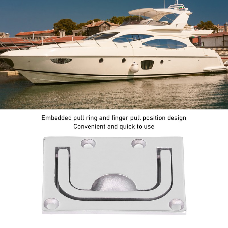 Boat Ring Hatch Pull Flush Lift Deck Cover Handle Marine