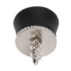 5 PCS Golf Ball Suction Cup Silicone Zinc Alloy Golf
