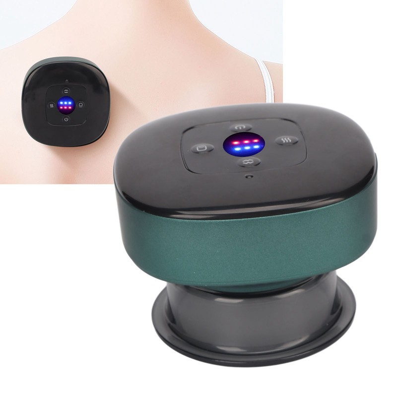 Electric Cupping Massager Machine Smart Heating 6 Levels Suction Rechargeable