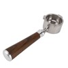 51mm Bottomless Portafilter 3 Ear Stainless Steel Wood Handle Detachable