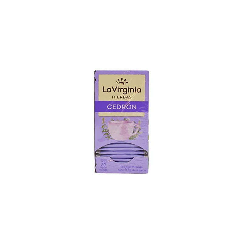LA VIRGINIA Teas Cedron 2 Pack / Lemon Verbena Tea,