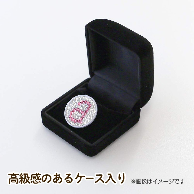 DAIYA GOLF Golf Marker Bonjoc Initial Ball Marker R WH