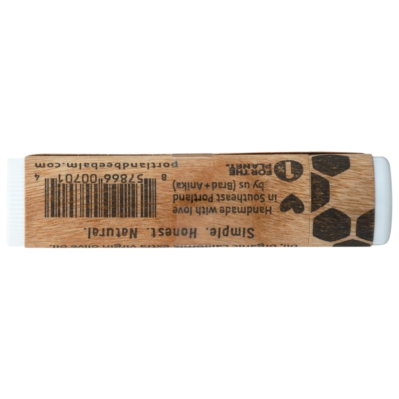 PORTLAND BEE BALM Unscented Lip Balm, 0.15 OZ