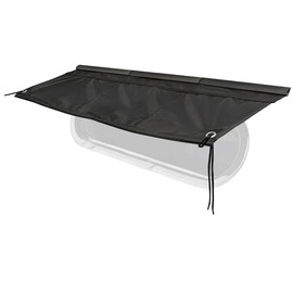Waterline Design Marine Portlight Rain Sun and Mosquito Net Cap - Black, Large