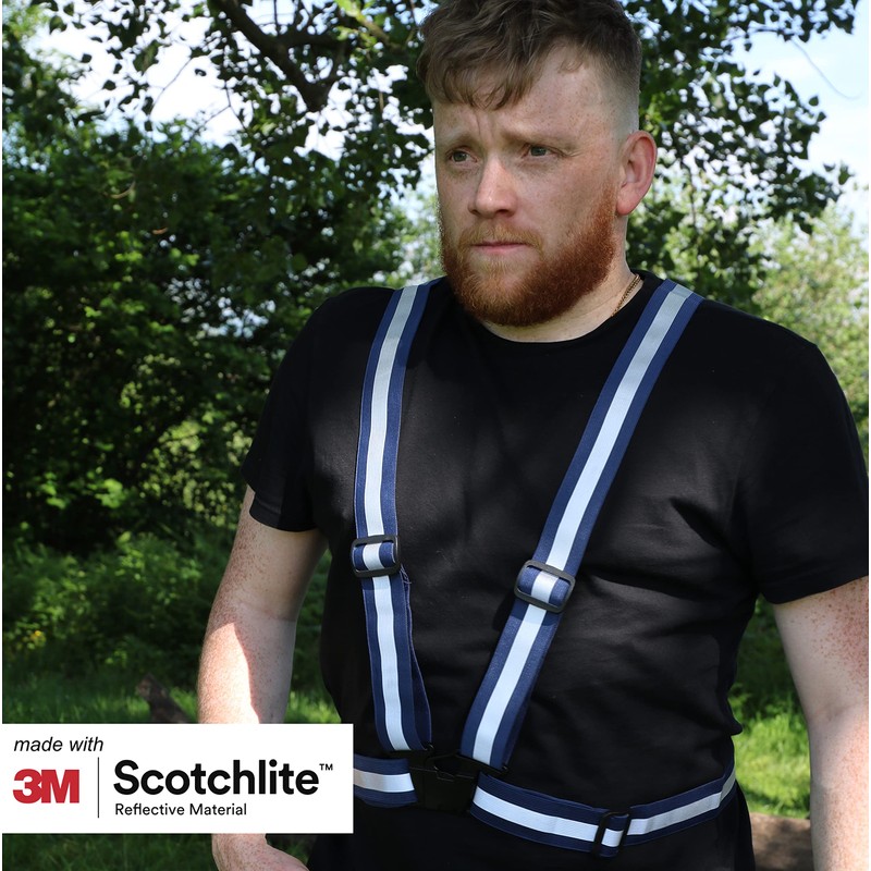 Salzmann Reflective High Visibility Vest with Adjustable Straps - Perfect