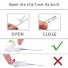 2 Set Binaural Black Hearing Aids Clip for Adults Seniors