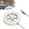 Bird Bath Heater-50W Circle De-Icer with Hollow Snowflake Design,Faster Ice