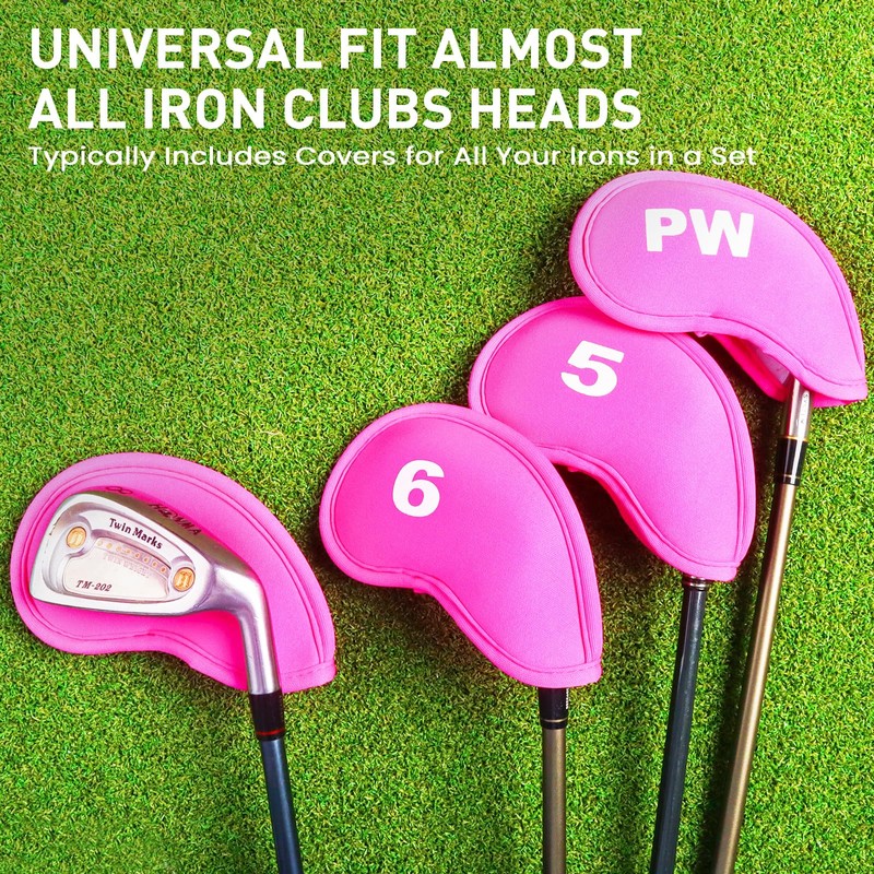 Golf Iron Head Covers Neoprene with Numbers Printed Value 10