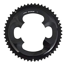 SHIMANO Spares FC-R7000 chainring, 53T-MW for 53-39T, black, 1WV98050