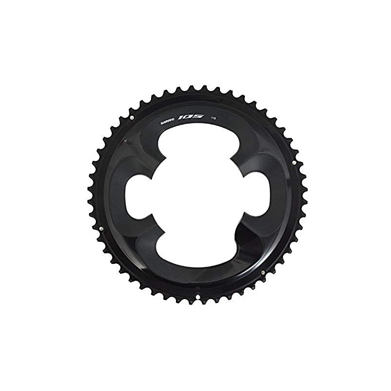 SHIMANO Spares FC-R7000 chainring, 53T-MW for 53-39T, black, 1WV98050