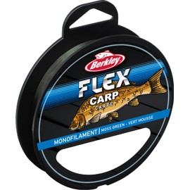 Berkley Flex Carp, Fishing Line, Monofilament, Carp Fishing, Carp, Unisex, Moss Green, 0.25mm | 4.8kg | 11lb | 500m | 550yd