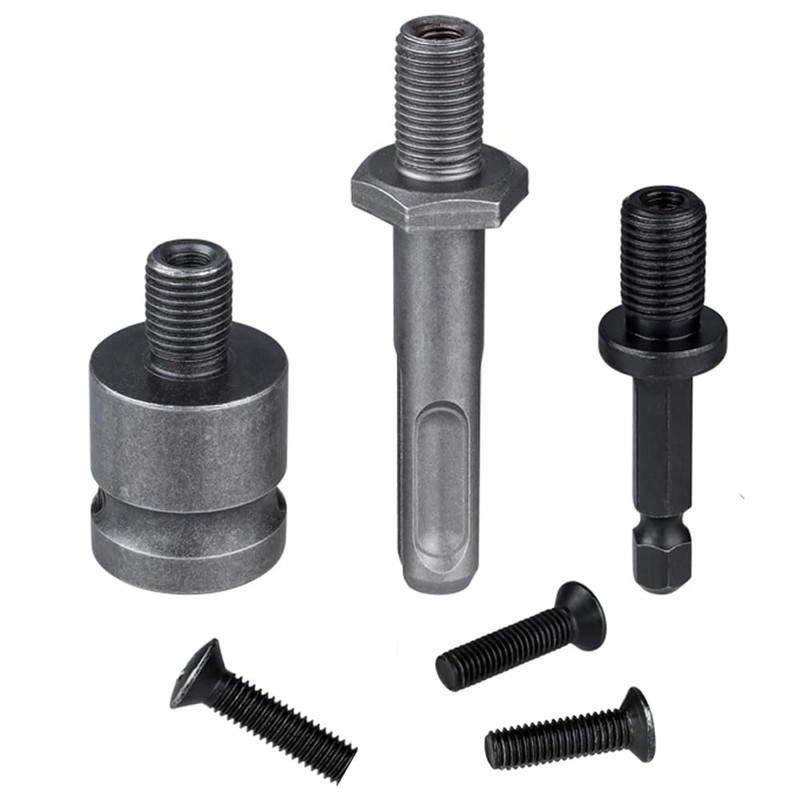 Bestgle 3Pcs 1/2-20UNF Drill Chuck Converter Adapter, SDS-Plus Hex Socket