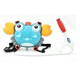 SOLARES ECOTHEC Mochila con Pistola de Agua Cangrejo – Juguete Acuático para Niños y Adultos, Ideal para Batallas de Agua al Aire Libre – 2 Colores, Divertida y Funcional