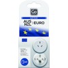 Go Travel AUS - EU Travel Adapter, White