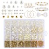 ZWQLZG Pearl Beads Bracelet Making Kit, 1120 Pcs White Beads