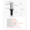 VEVOR Built in Soap Dispenser for Kitchen Sink Stainless Steel