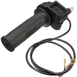 CoCocina Throttle Grip Assembly with Kill Switch, Black Handlebar Control for Mini Dirt Bike, 47cc 49cc Models