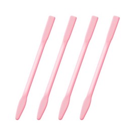 4PCS Non Stick Eyebrow Wax Sticks, Silicone Wax Spatula Reusable Waxing Applicator Hard Wax Sticks for Home Salon Body Use