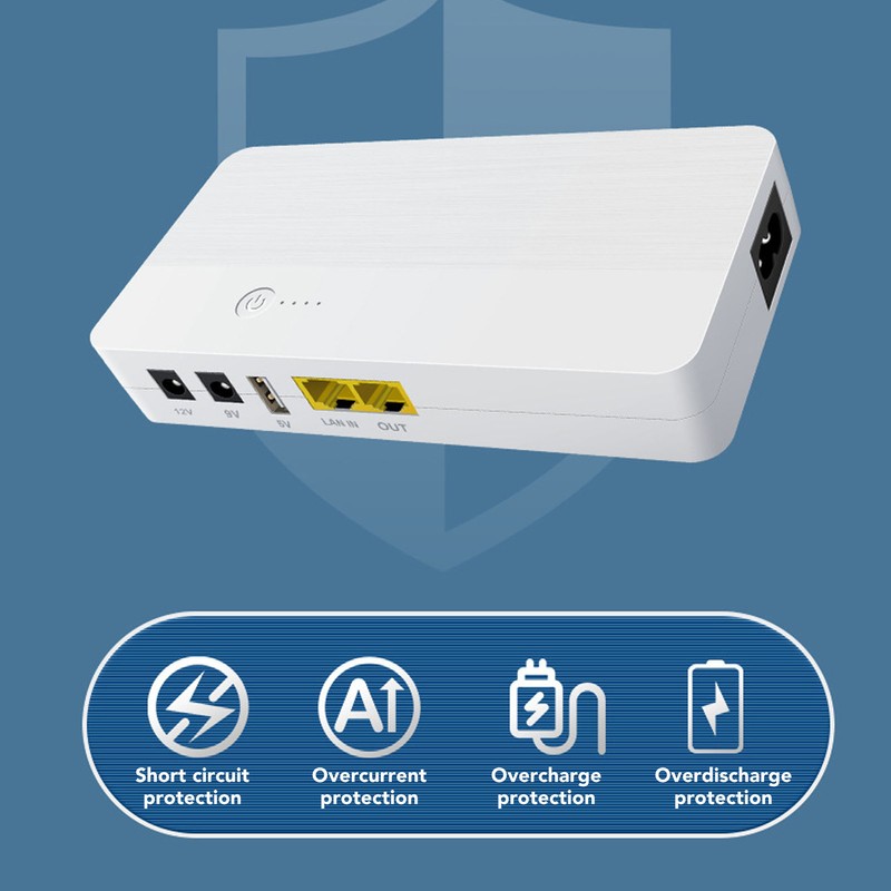 110‑240V Uninterruptible Power Supply Strong Compatibility Multi Protection Mini UPS
