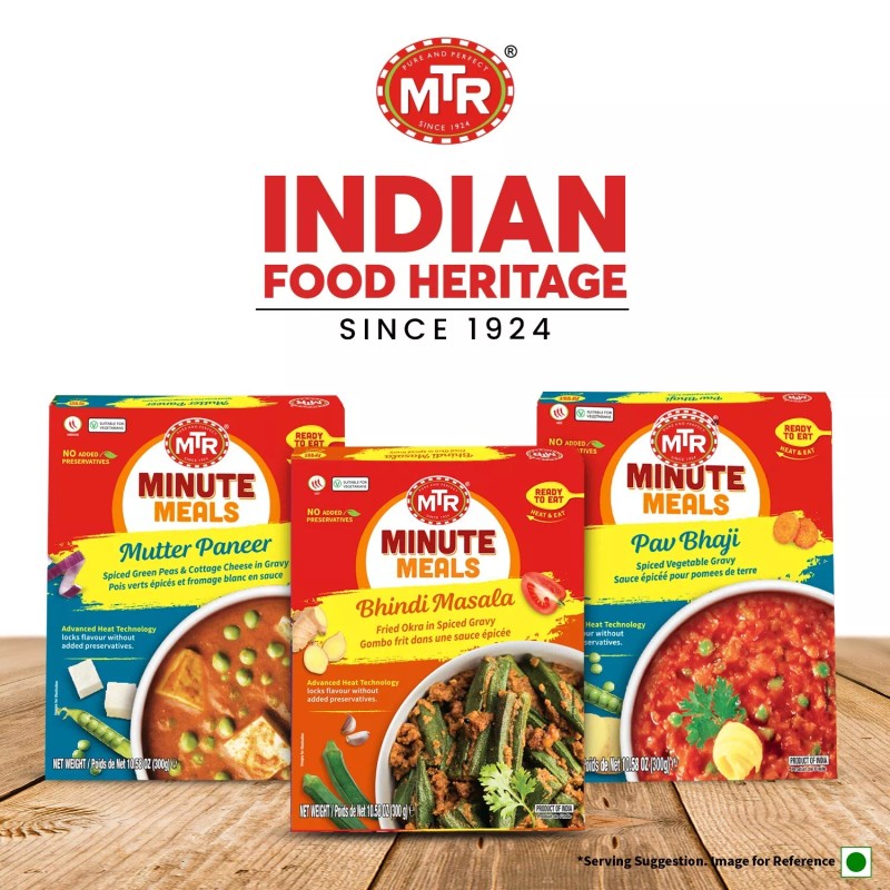 MTR Minute Meals Ready To Eat - Bhindi Masala 300g