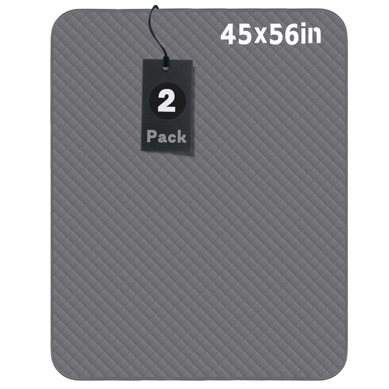 Brosive Hide Stains Washable Bed Pads 45x56 Inch(2Pack),Bed Pads for