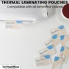 1InTheOffice - Bolsas laminadoras para tarjetas de visita, hojas laminadas